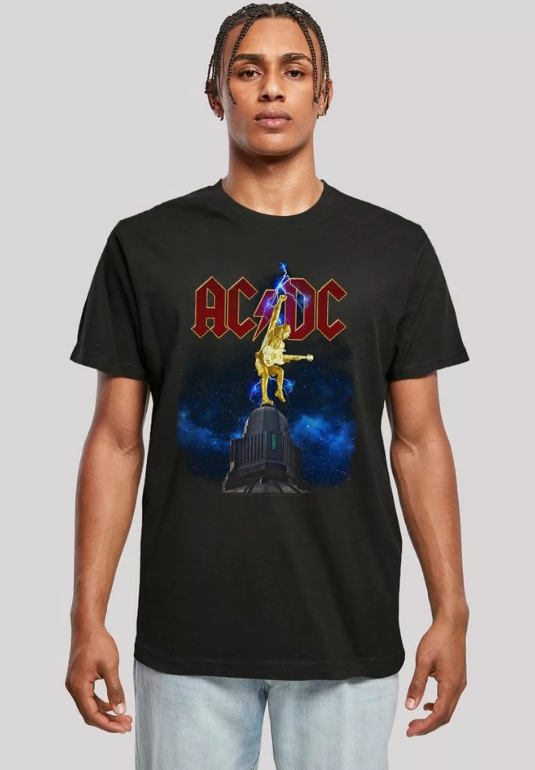 F4NT4STIC T-Shirt "AC/DC Band Shirt Stiff Upper Lip Lightning", Print günstig online kaufen