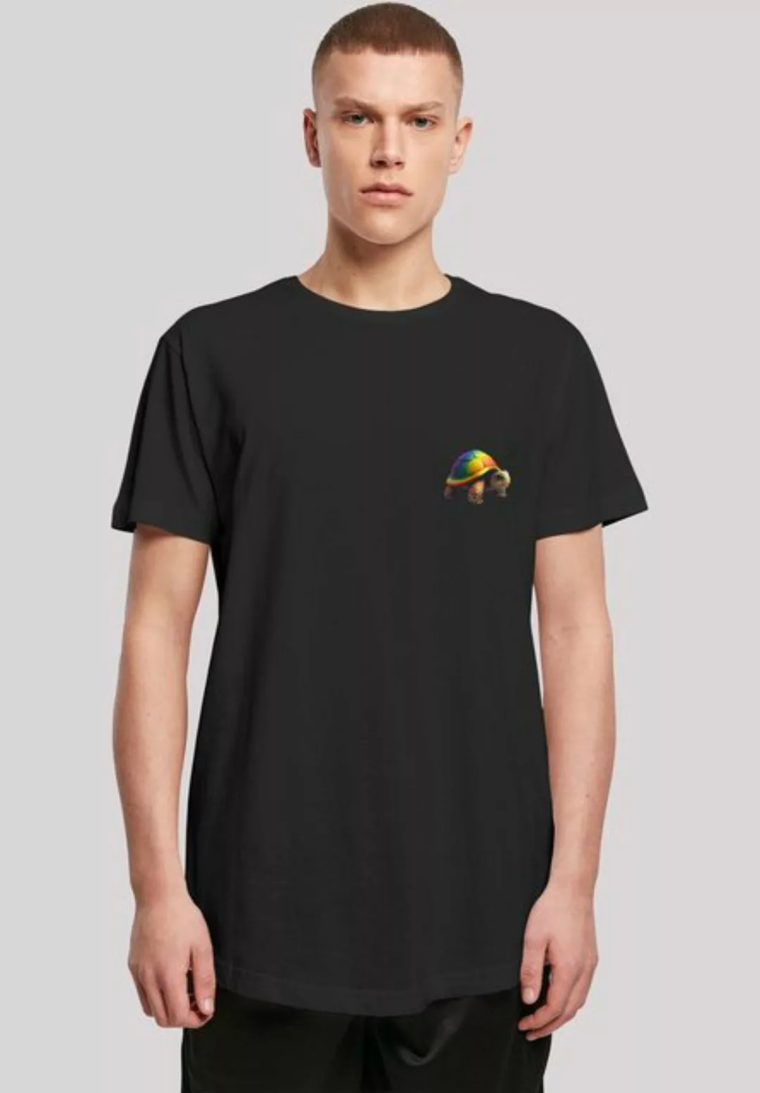 F4NT4STIC T-Shirt "Rainbow Turtle LONG TEE", Print günstig online kaufen