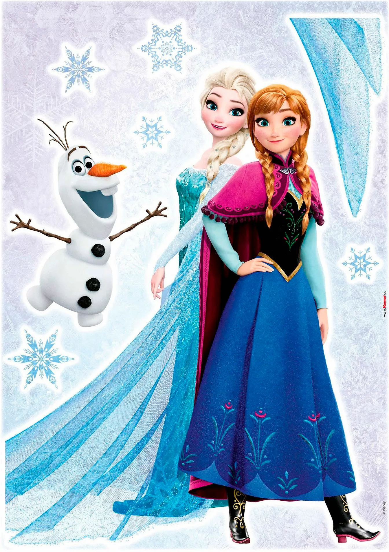Komar Wandtattoo "Frozen Sisters", (8 St.) günstig online kaufen