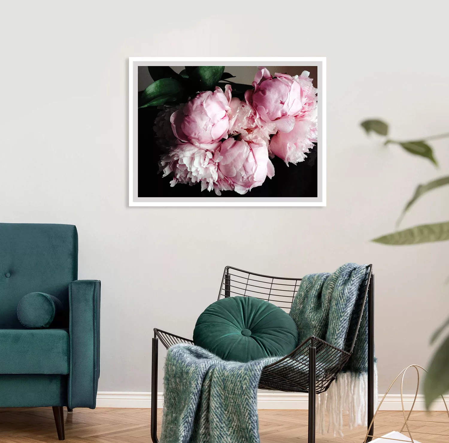queence Bild "Gunni", Blumen, gerahmt, Rosen günstig online kaufen