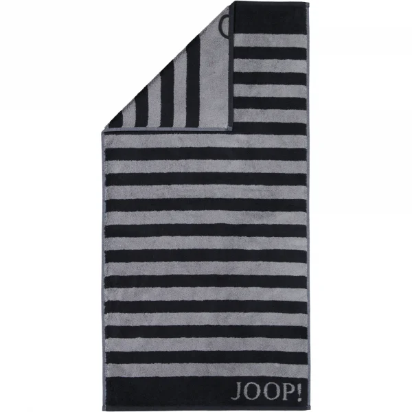 JOOP! Classic - Stripes 1610 - Farbe: Schwarz - 90 - Handtuch 50x100 cm günstig online kaufen