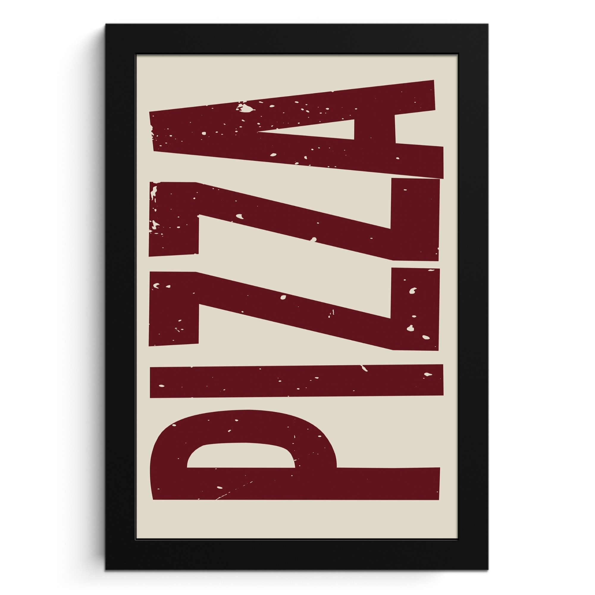 MuchoWow Poster Pizza - Jahrgang - günstig online kaufen