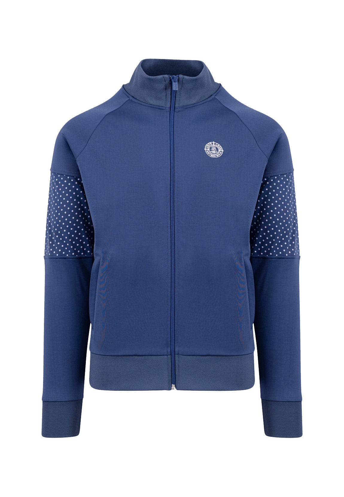 Unfair Athletics Herren Zipper POLKA DOTS TRACKTOP UNFR22-010 Blue Blau günstig online kaufen