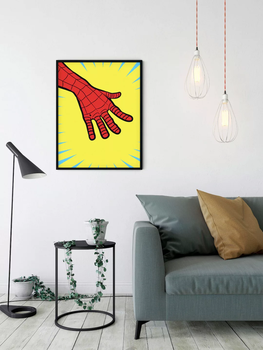 Komar Poster Spider-Man Gelb und Rot 50 cm x 70 cm 612851 günstig online kaufen