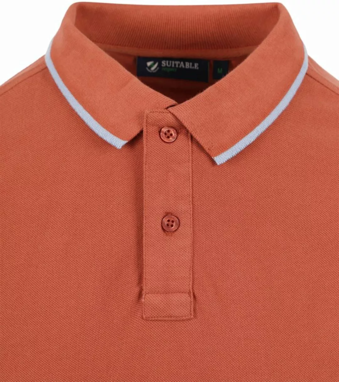 Suitable Respect Poloshirt Tip Ferry Terrakotta - Größe M günstig online kaufen
