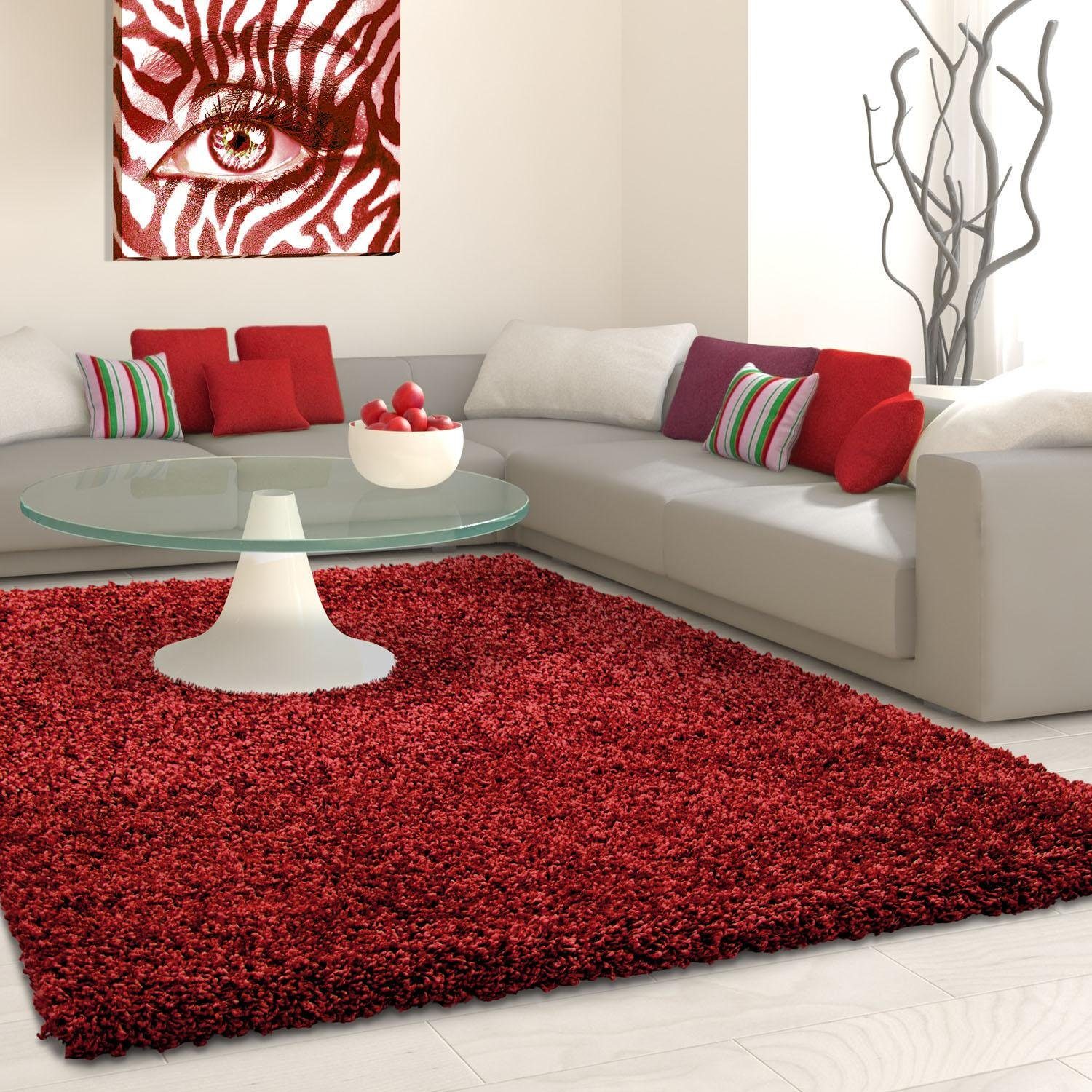 Ayyildiz Teppiche Hochflor-Teppich »Life Shaggy 1500«, rechteckig, 30 mm Hö günstig online kaufen