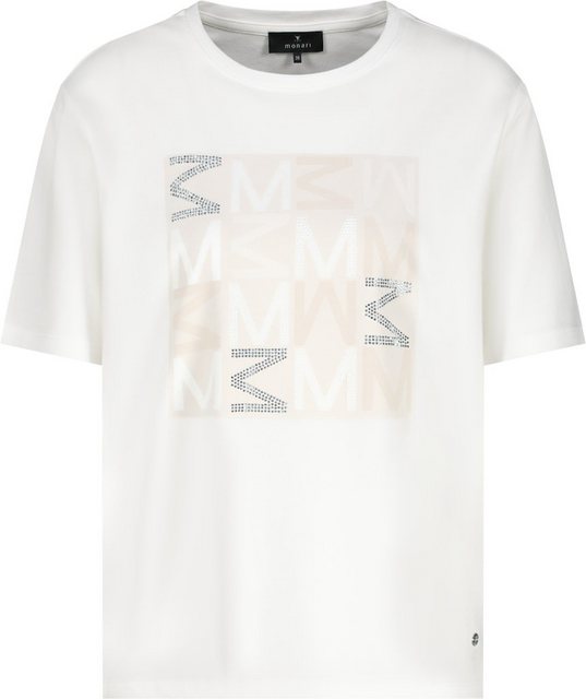 Monari Kurzarmshirt T-Shirt off-white günstig online kaufen