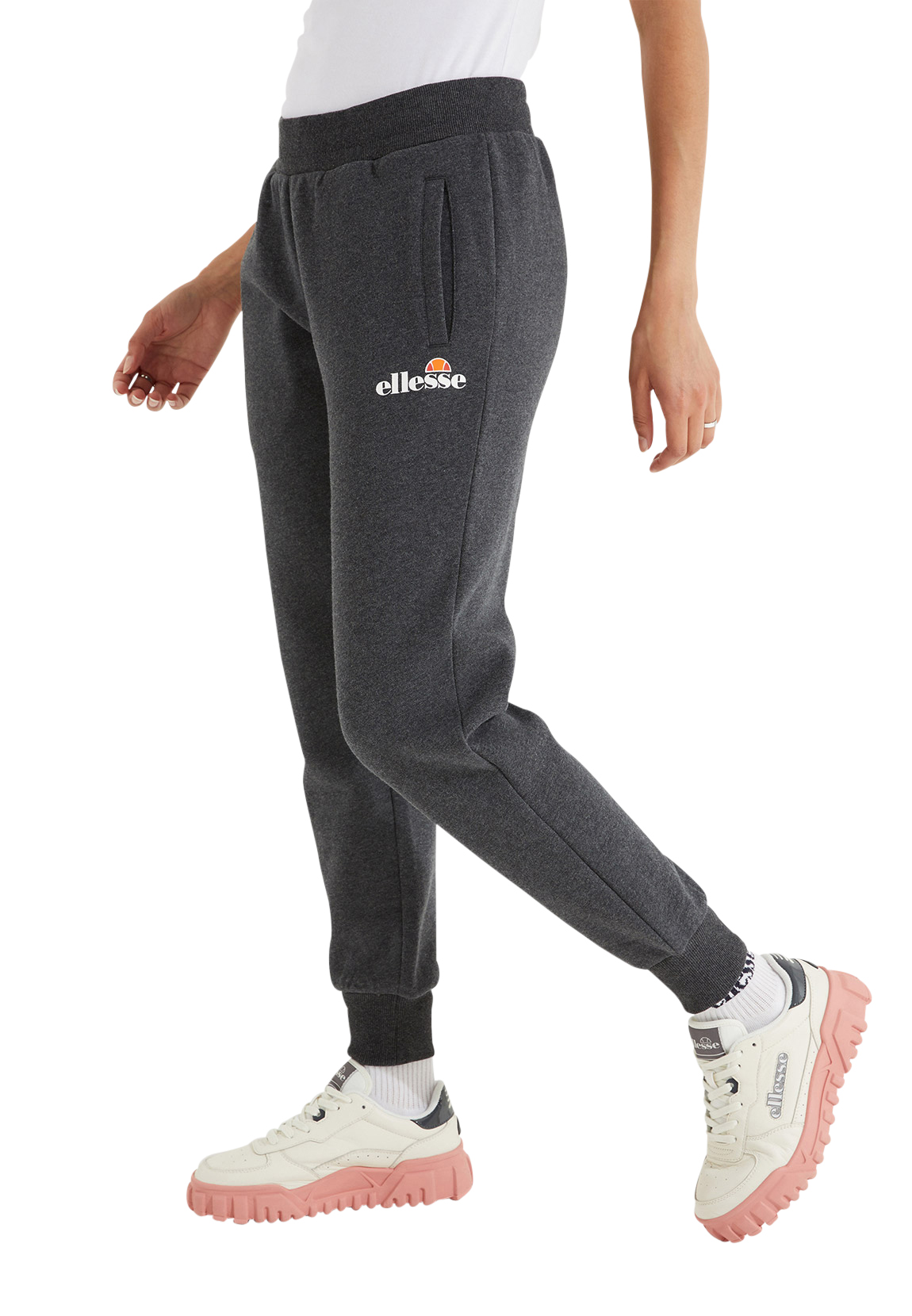 Ellesse Stoffhose dunkel-grau regular (1-tlg) günstig online kaufen