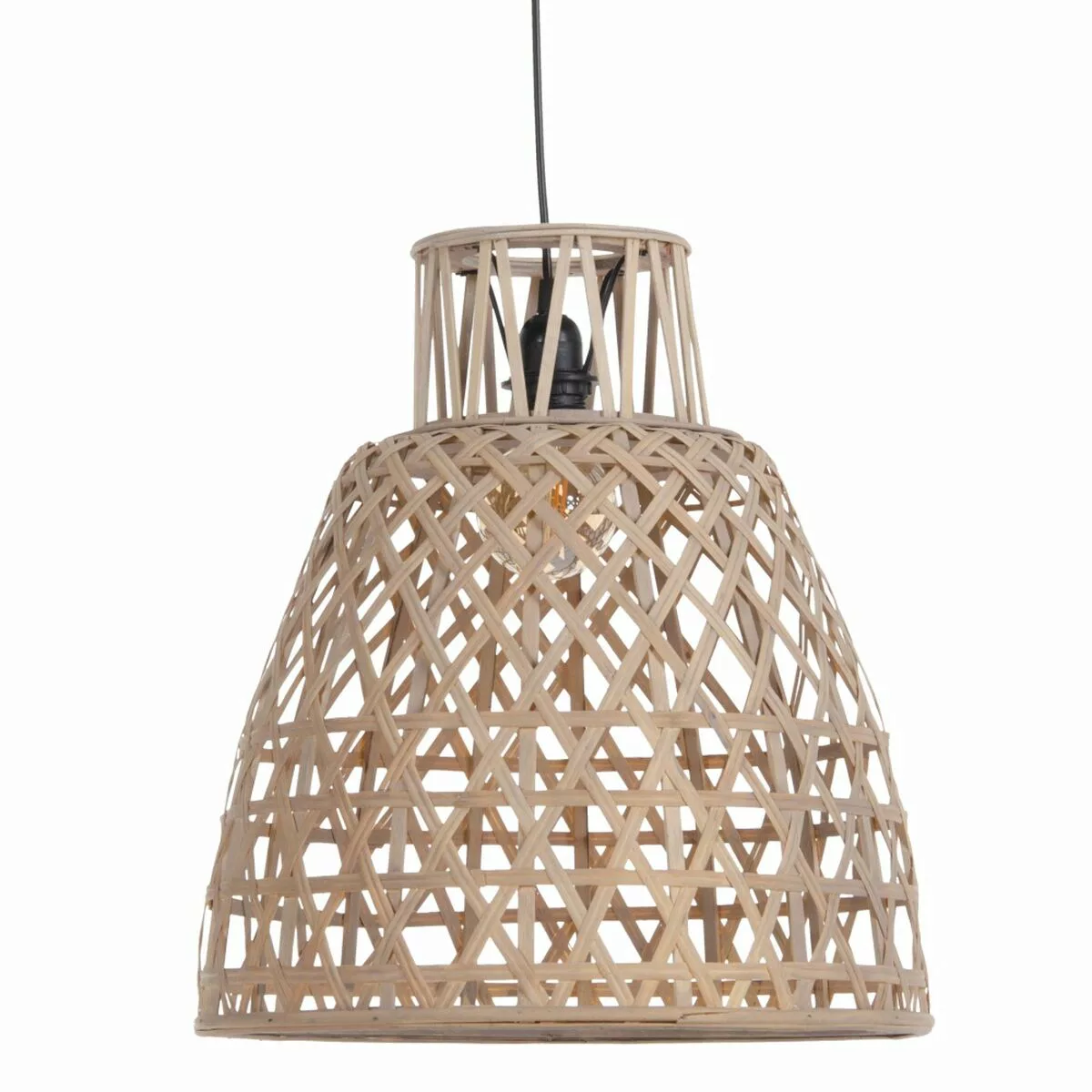 Deckenlampe Natürlich Rattan 40 X 40 X 44 Cm günstig online kaufen