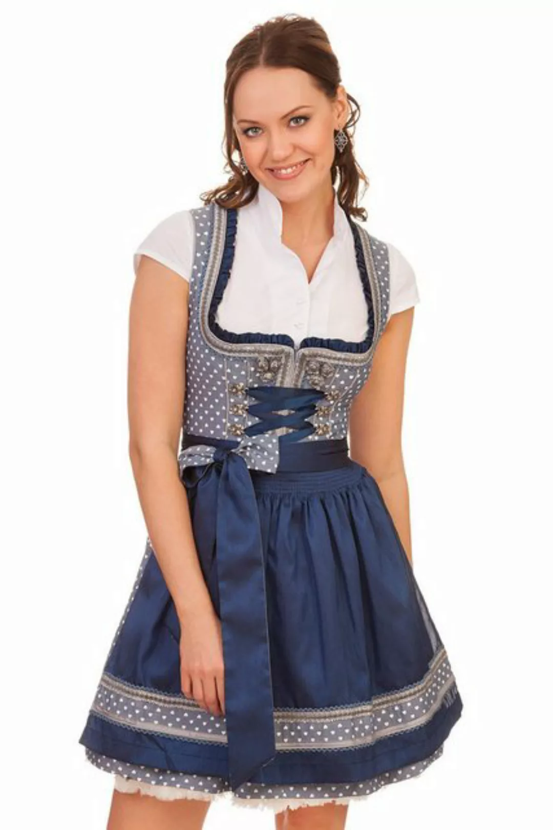 Krüger Madl Dirndl Mini Dirndl 2tlg. - LUCY - hellblau günstig online kaufen