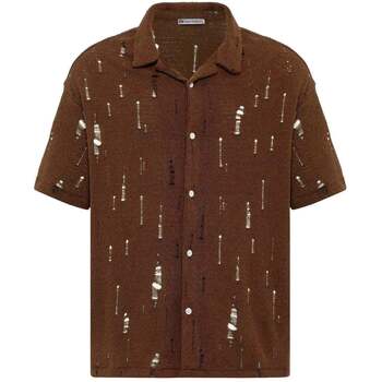 Dandalo  Hemdbluse Raymond Oversize Lapel Collar Short Sleeve Shirt günstig online kaufen
