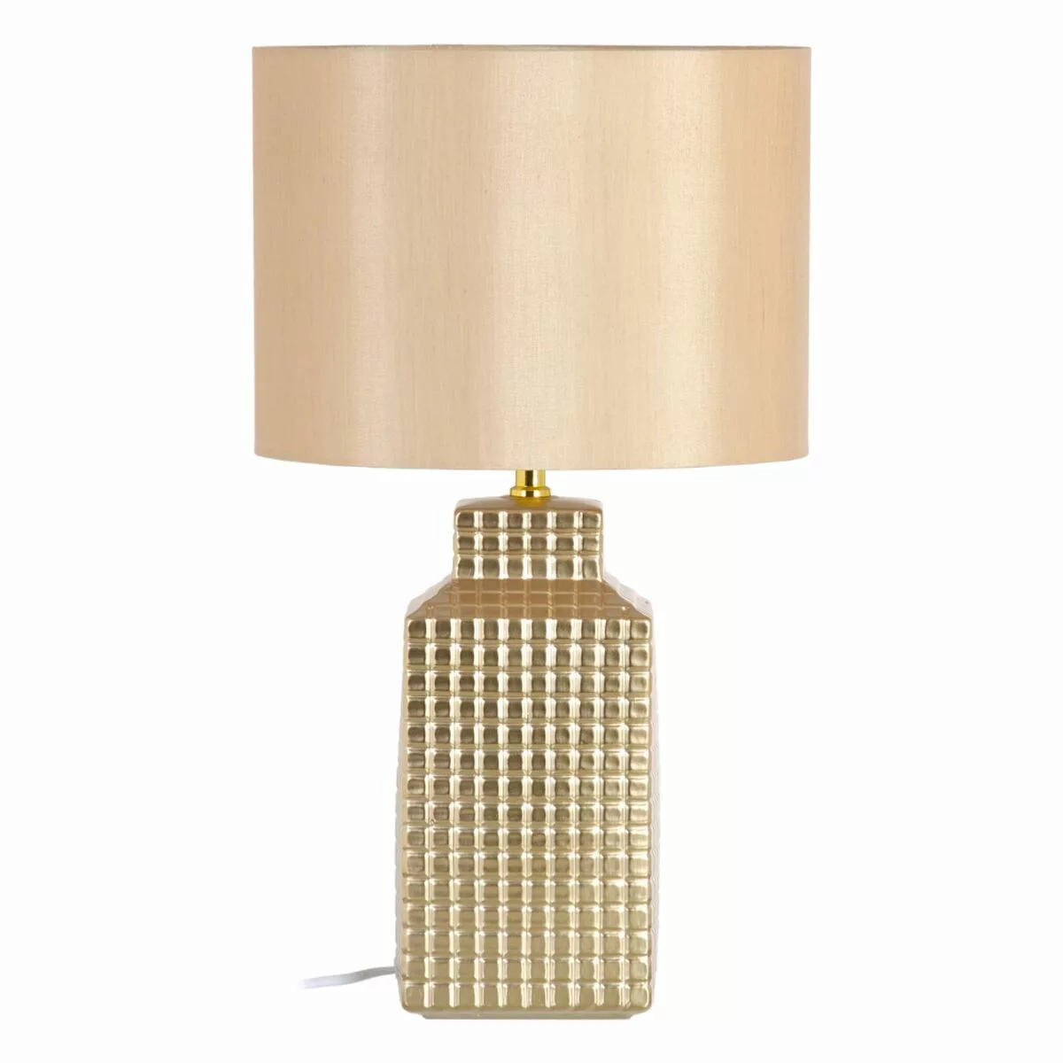 Tischlampe Aus Keramik Synthetische Stoffe Gold 32 X 32 X 40 Cm günstig online kaufen