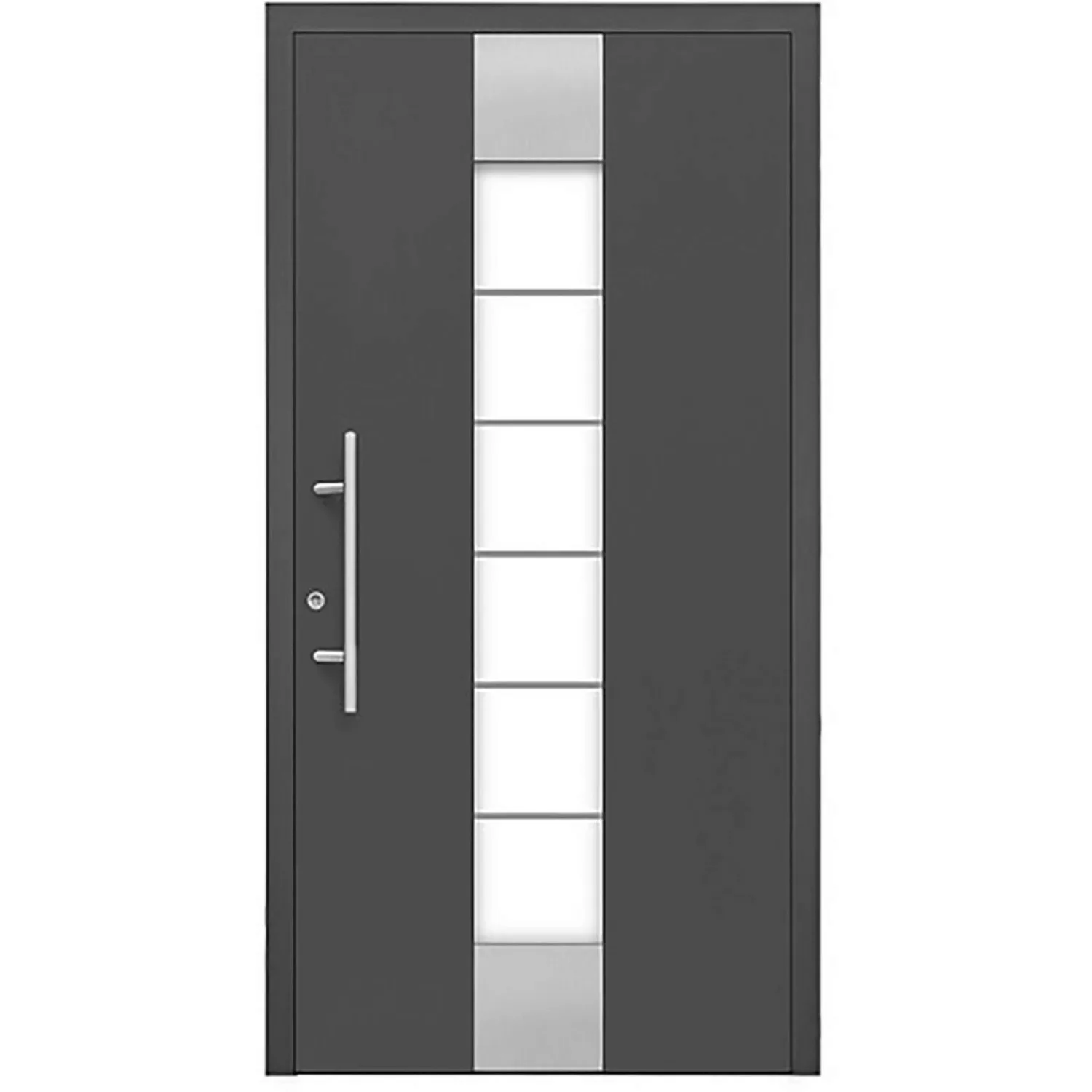 Aluminium Sicherheitshaustür Moderno RC3 M310 Premium 110 x 210 cm Anschlag günstig online kaufen