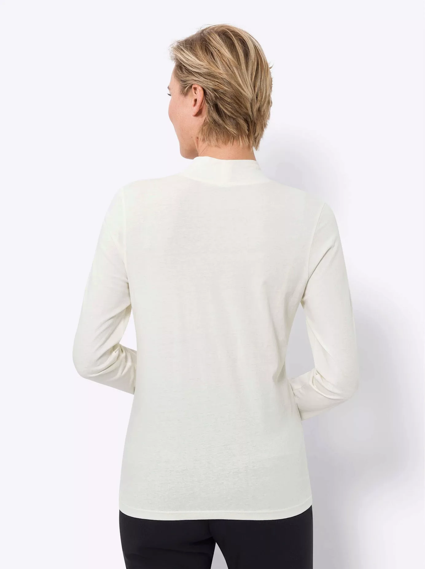 Classic Basics Stehkragenshirt "Stehkragen-Shirt", (1 tlg.) günstig online kaufen
