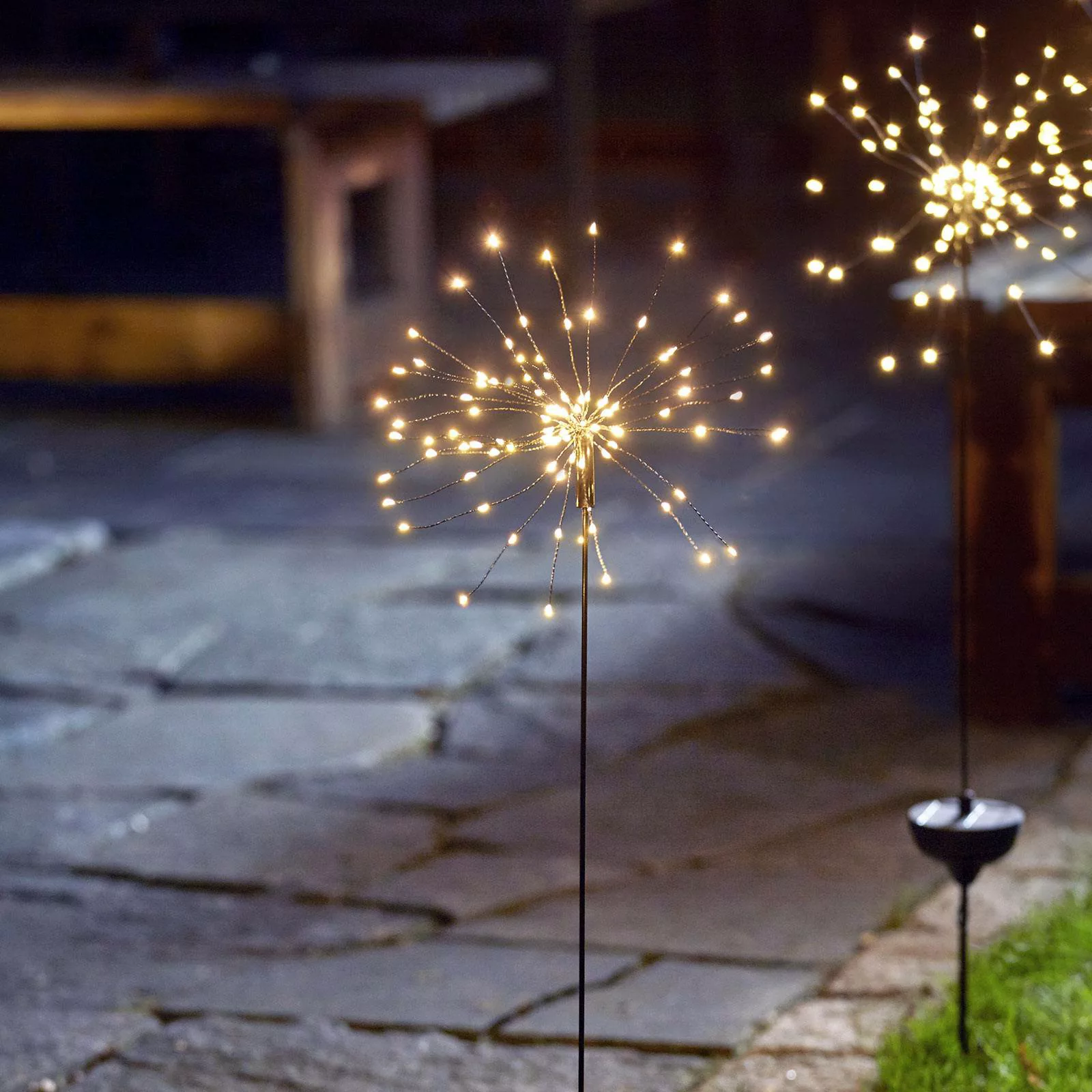 LED-Solarleuchte Firework mit Erdspieß, 100 cm günstig online kaufen