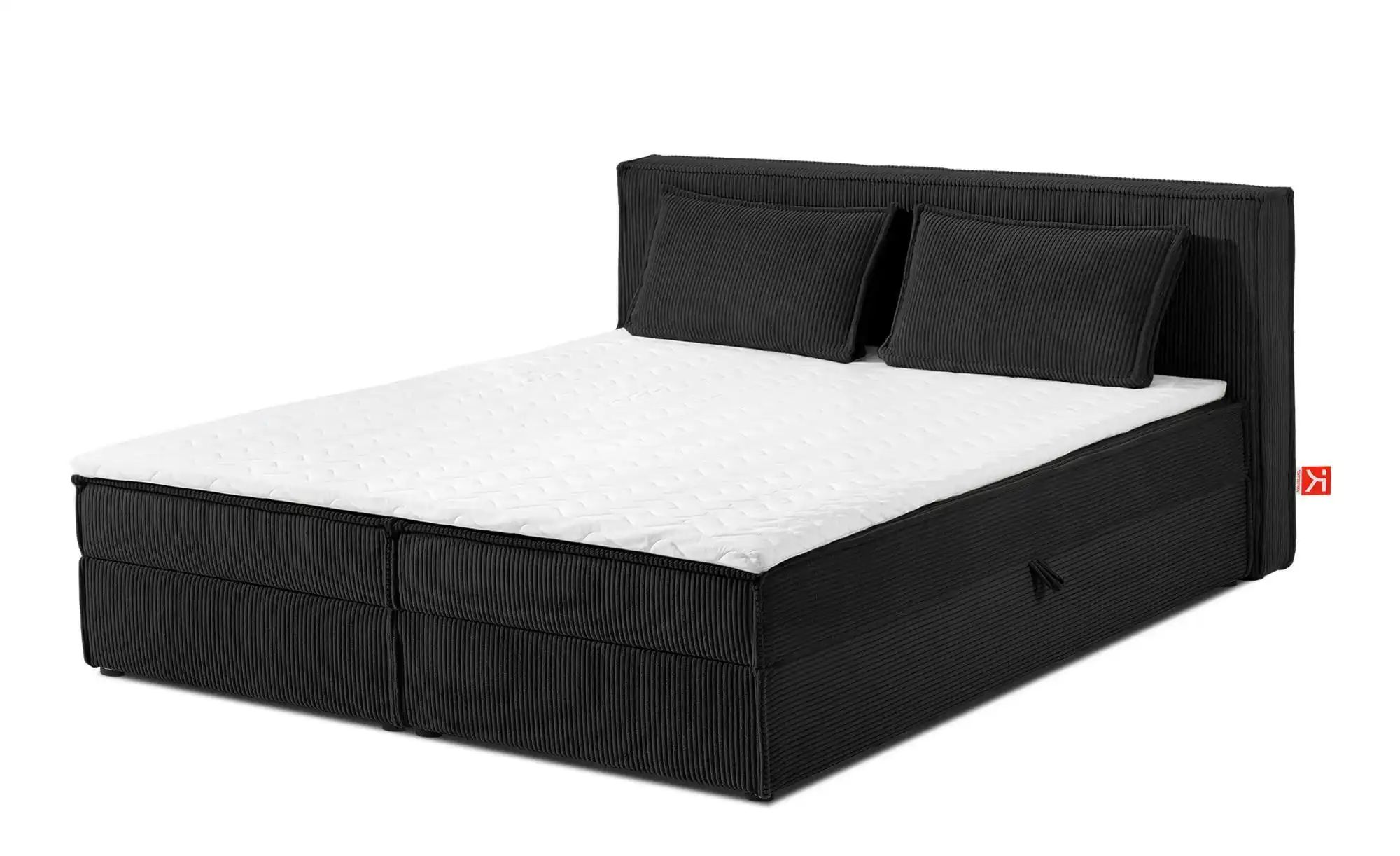 KONSIMO Boxbett  Roti ¦ schwarz ¦ Maße (cm): B: 185 H: 95 Betten > Polsterb günstig online kaufen