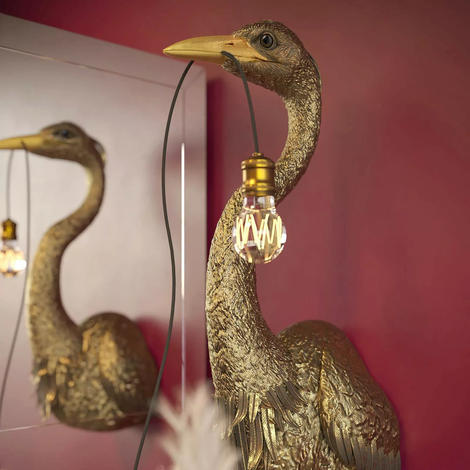 KARE Animal Heron Wandleuchte mit Stecker günstig online kaufen