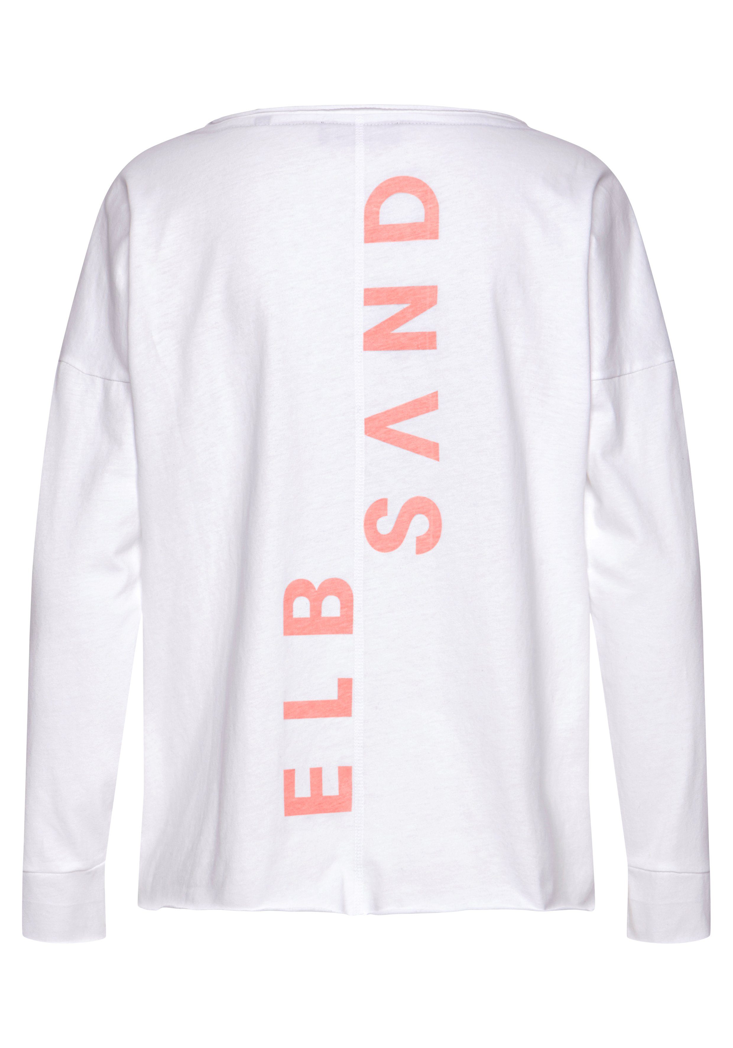 Elbsand Langarmshirt Raina mit Logoprint hinten, günstig online kaufen
