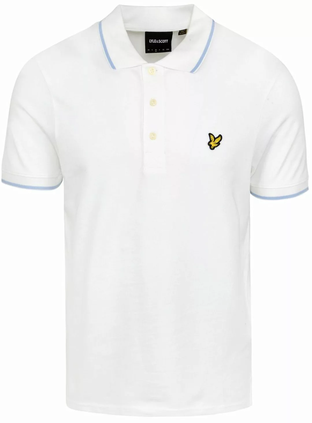 Lyle & Scott Poloshirt, Pique Baumwolle, Mit Kontrastdetails günstig online kaufen