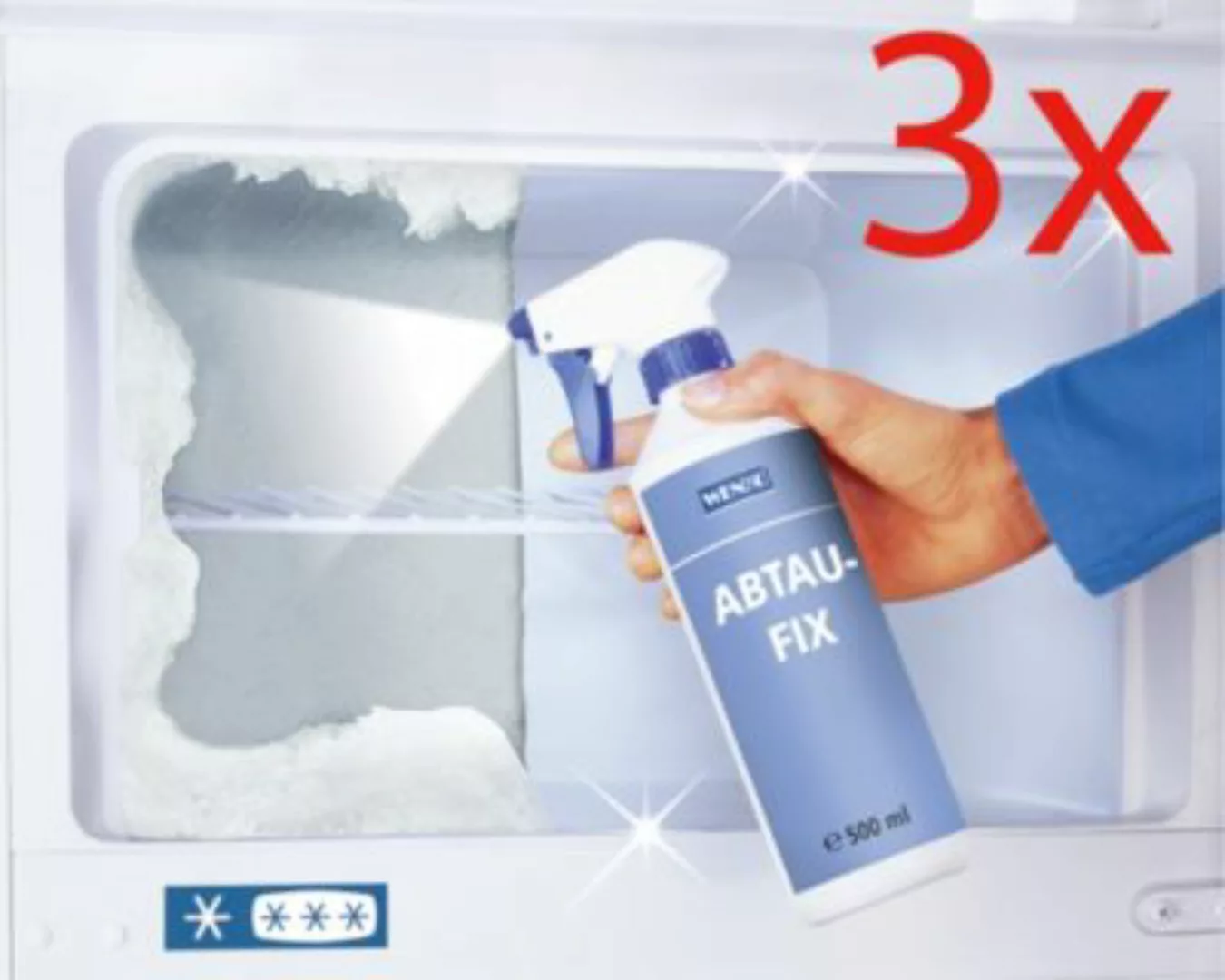 WENKO Abtau-Fix 3 x 500 ml, Kühlschrank Enteiser silber günstig online kaufen