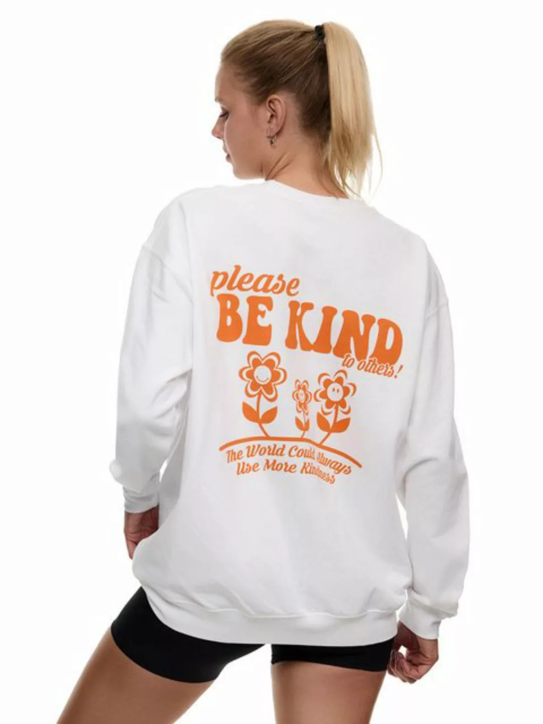 Worldclassca Sweatshirt Worldclassca Oversized Sweatshirt Print Langarm Pul günstig online kaufen