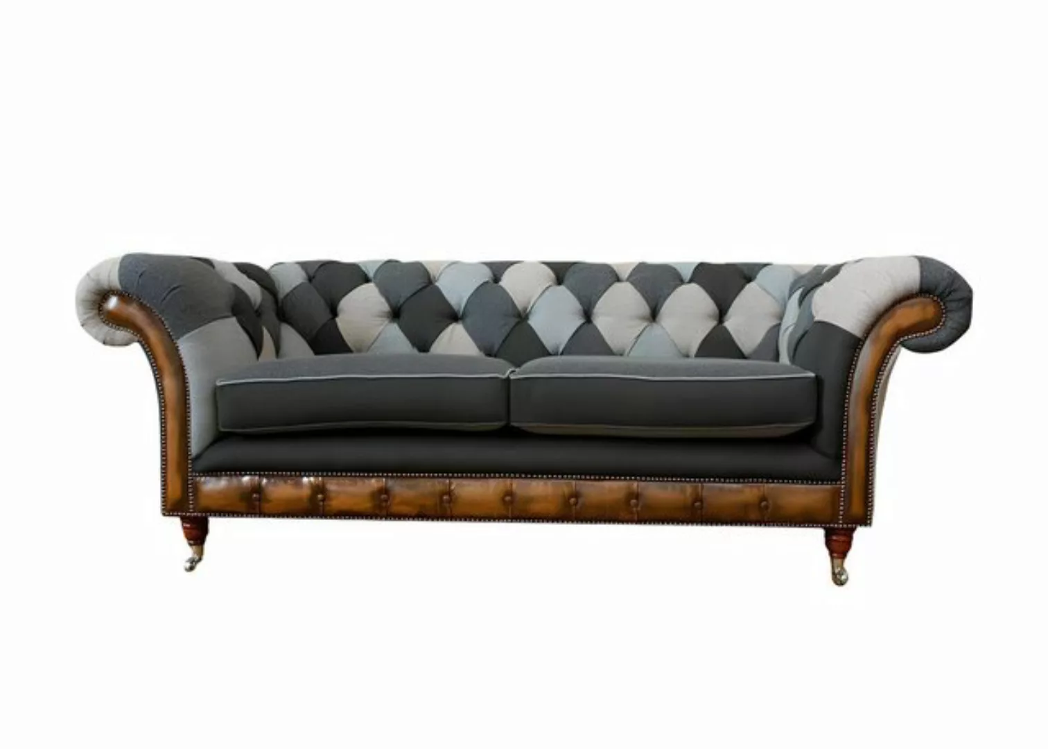 Xlmoebel Sofa Neue Kreative Wohnzimmer Textil Design Sofa mit 3 Sitzplätzen günstig online kaufen