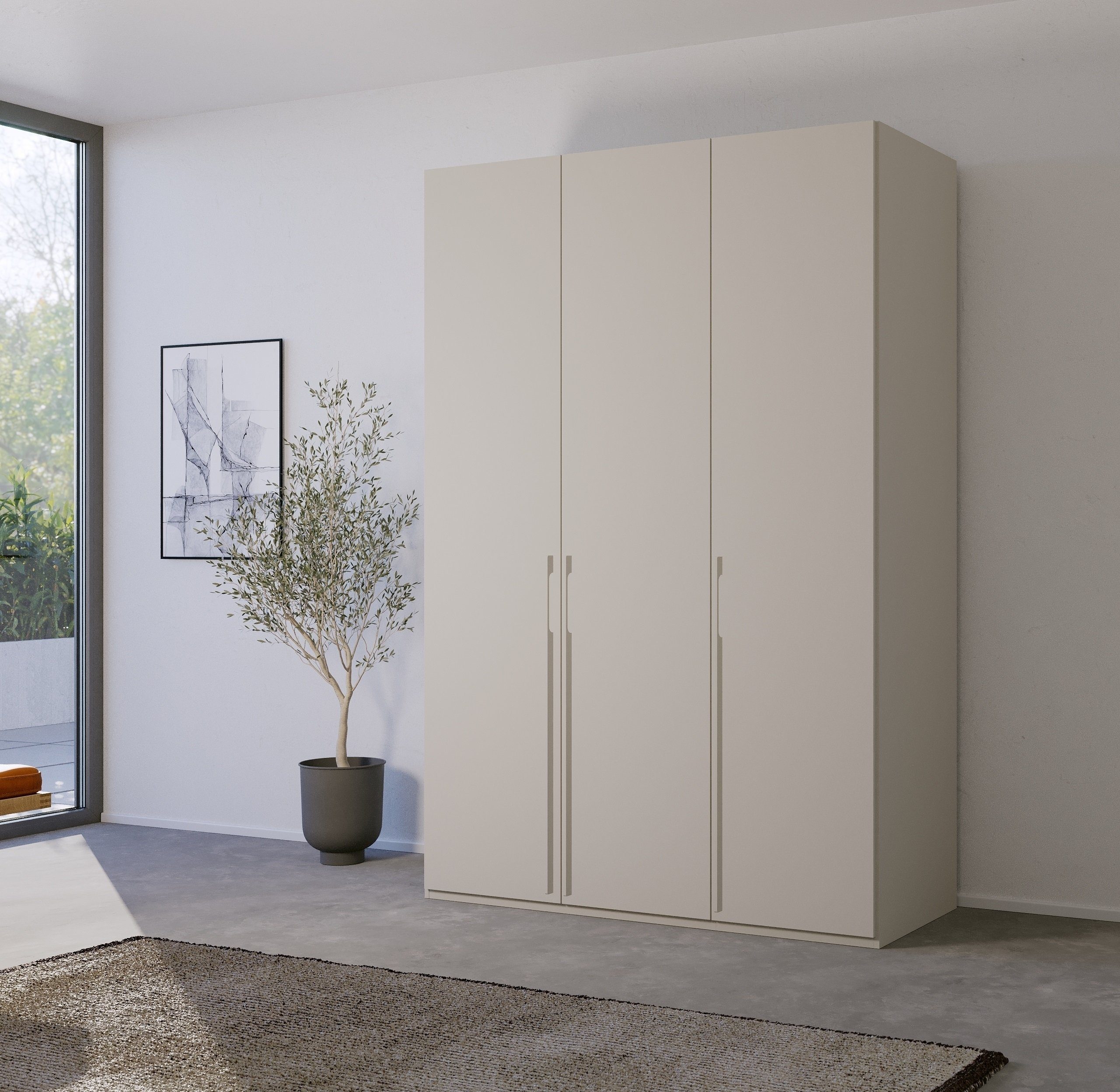 rauch Drehtürenschrank "Skat Pure", mit eleganten Griffstangen und praktisc günstig online kaufen