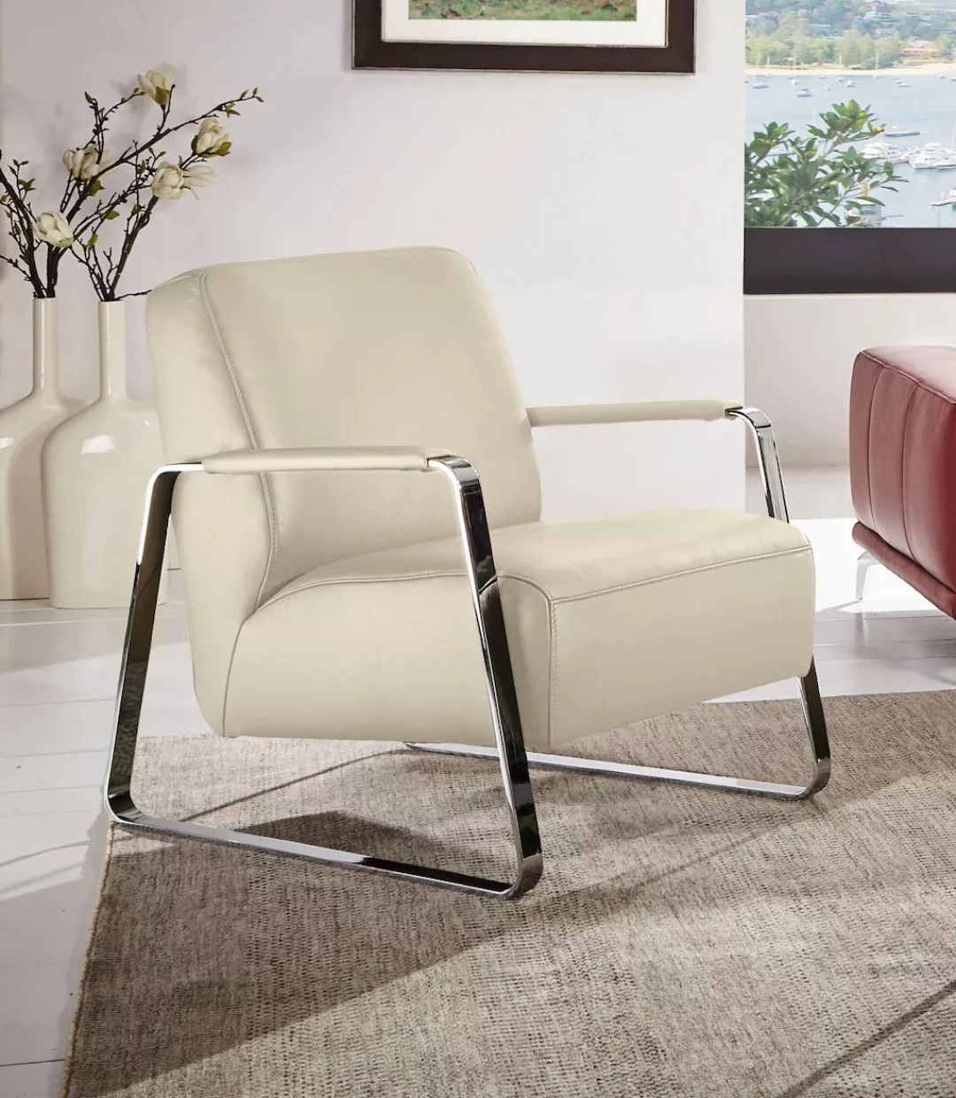 W.SCHILLIG Cocktailsessel "quadroo Designsessel, Loungesessel", mit bezogen günstig online kaufen