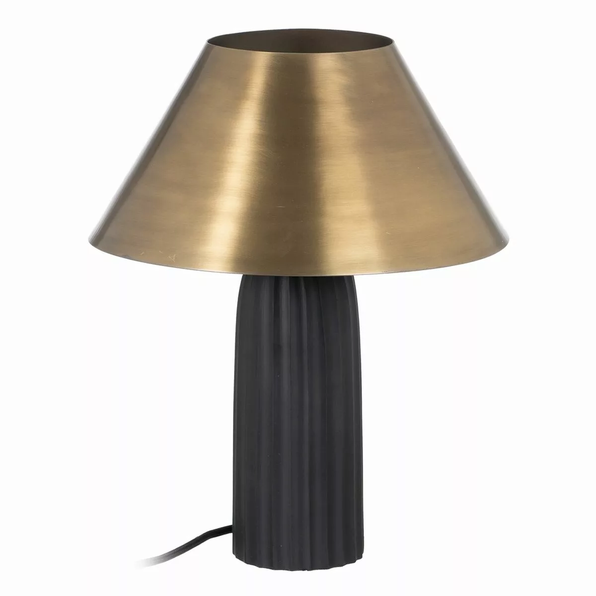 Tischlampe Schwarz Gold Metall 30 X 30 X 38 Cm günstig online kaufen