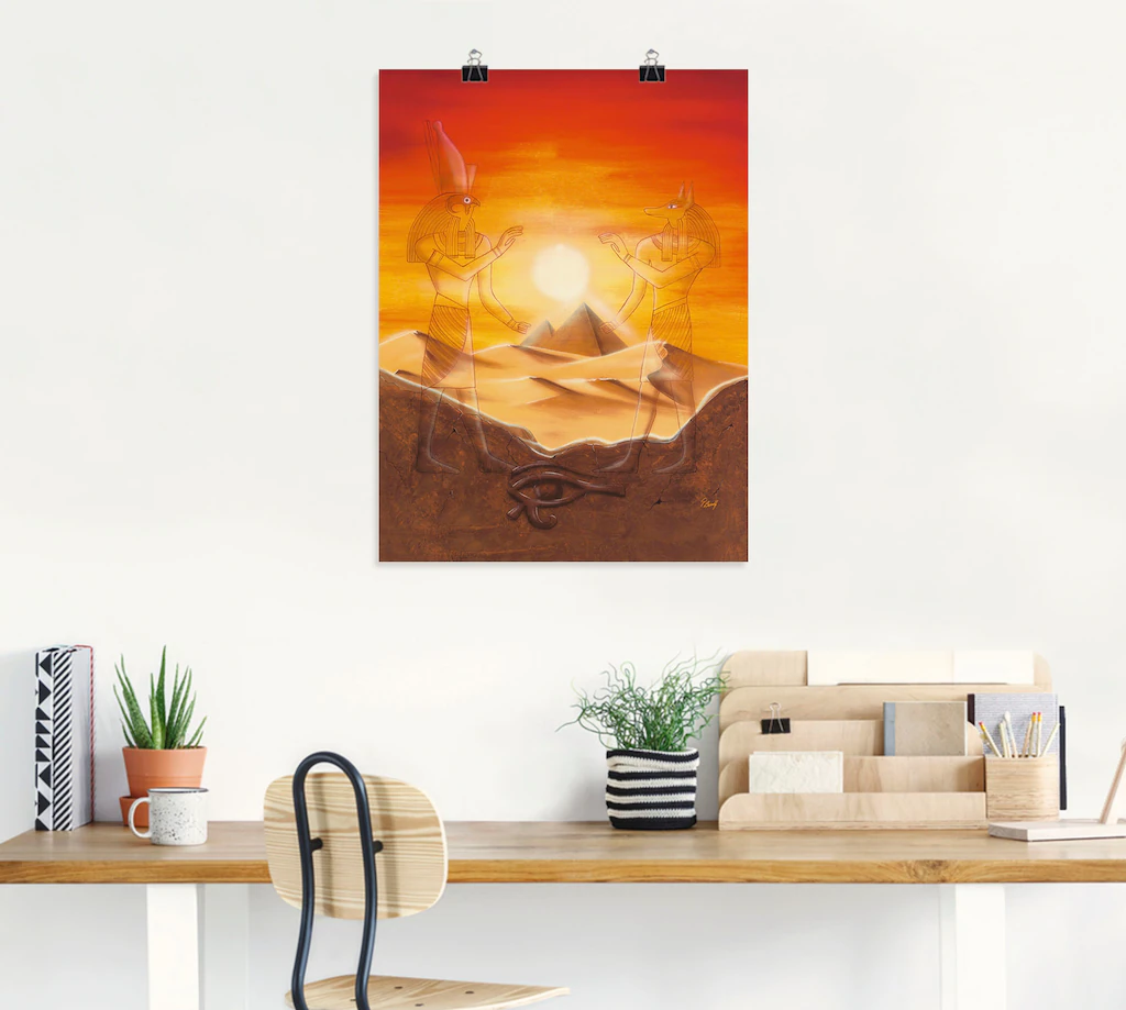 Artland Wandbild "Ägypten", Afrika, (1 St.), als Alubild, Outdoorbild, Lein günstig online kaufen