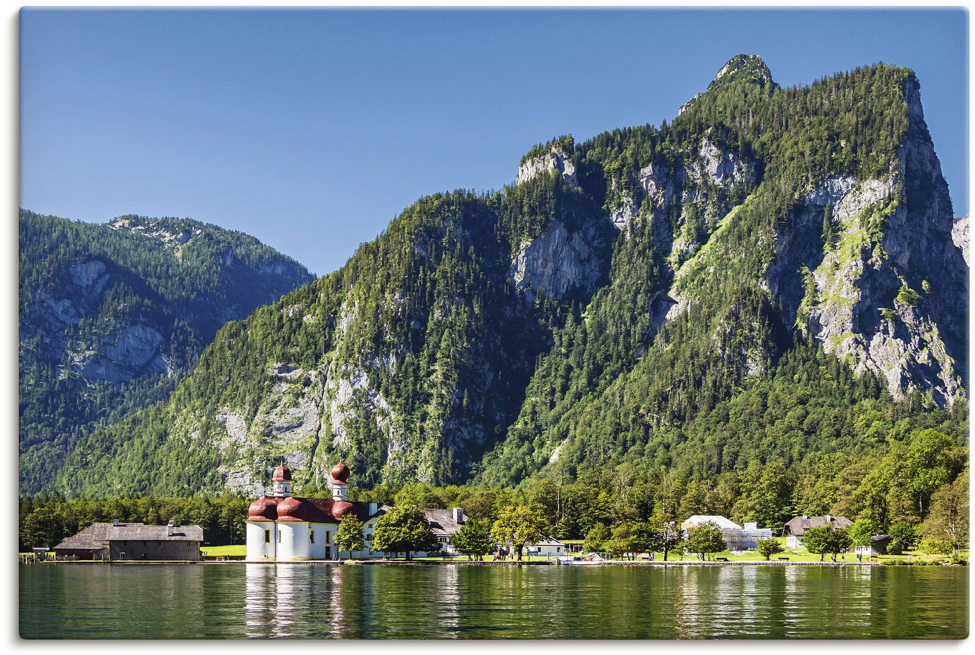 Artland Wandbild "Blick auf den Königssee", Berge & Alpenbilder, (1 St.) günstig online kaufen