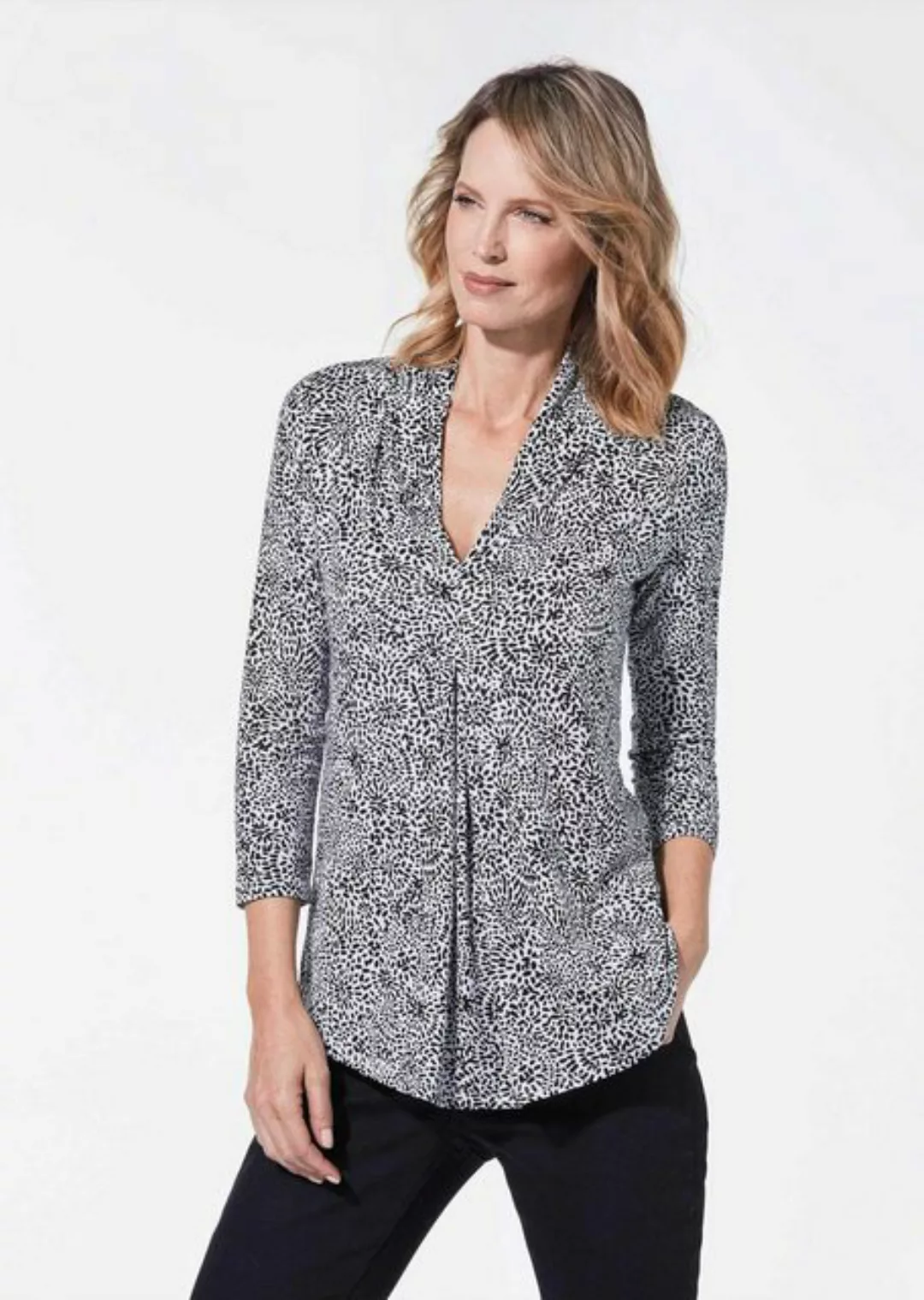 cable & gauge Shirtbluse Elegante Bluse in Crashoptik günstig online kaufen