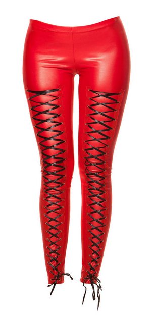 Koucla Leggings mit Schnürung vorn, Leggins Schnürleggings günstig online kaufen