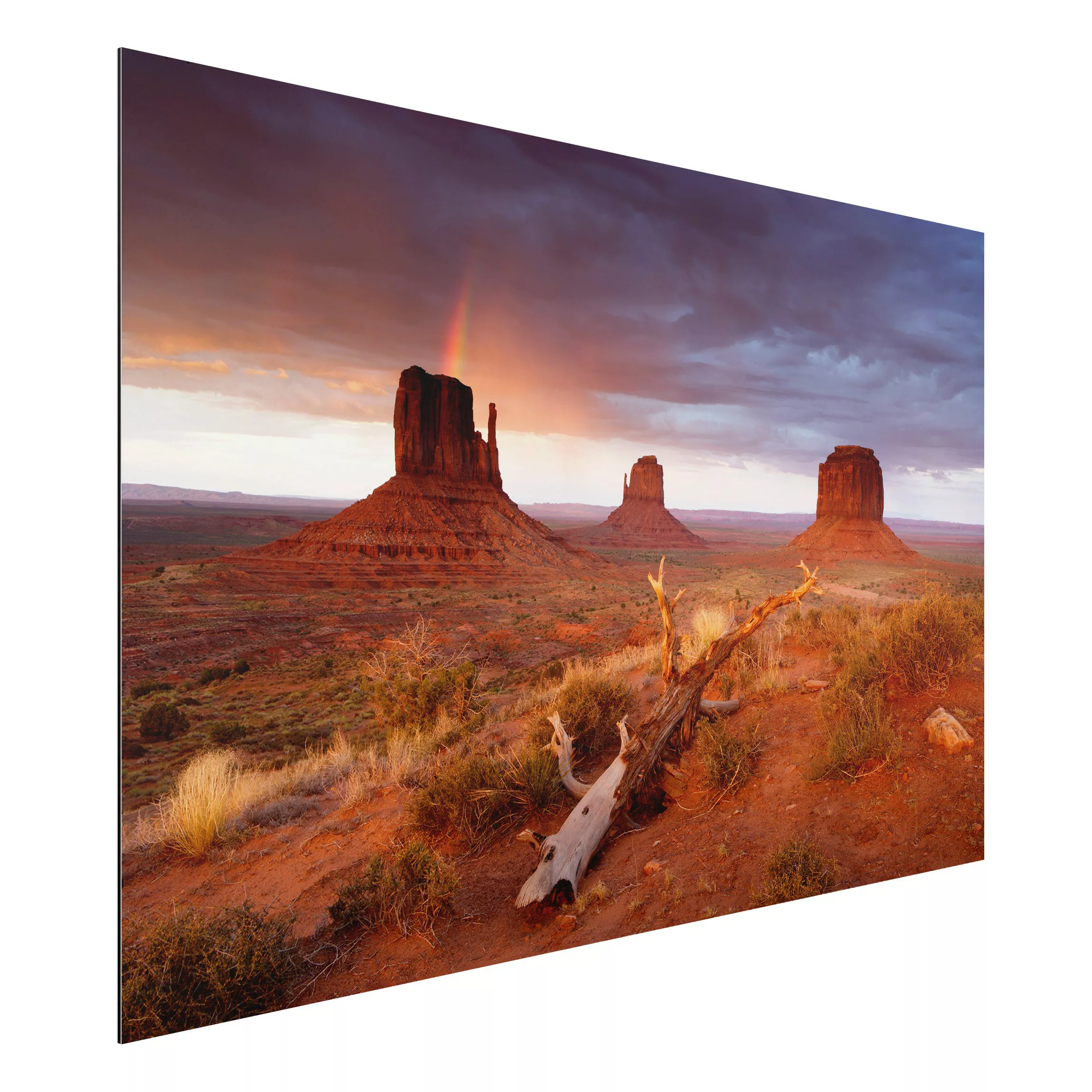 Alu-Dibond Bild Natur & Landschaft - Querformat 3:2 Monument Valley bei Son günstig online kaufen