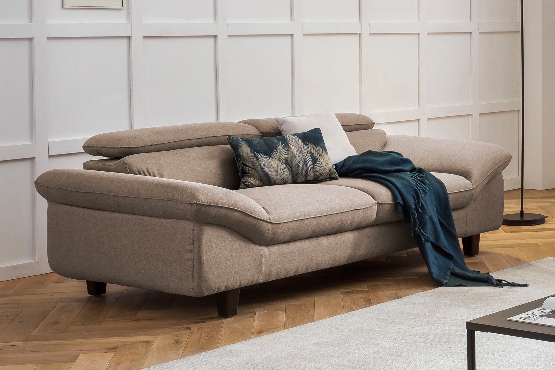 Home affaire 2-Sitzer "Pilot", Big-Sofa mit Kopfteilverstellung günstig online kaufen