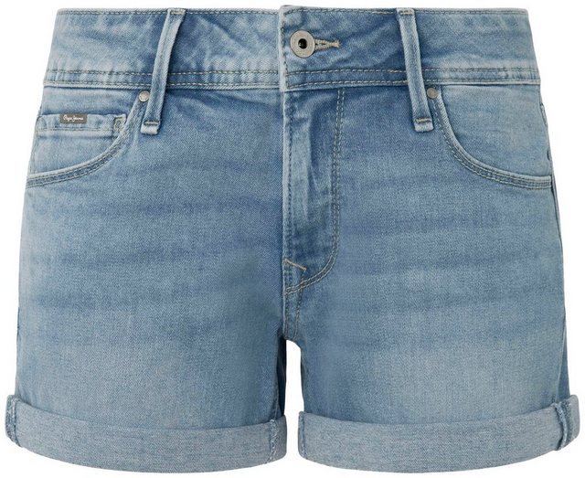 Pepe Jeans Jeansshorts mit Umschlagsaum günstig online kaufen