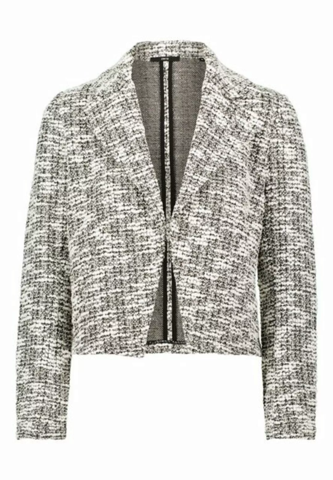 Zero Jackenblazer zero Blazer Bouclè mit Reverskragen Plain/ohne Details günstig online kaufen