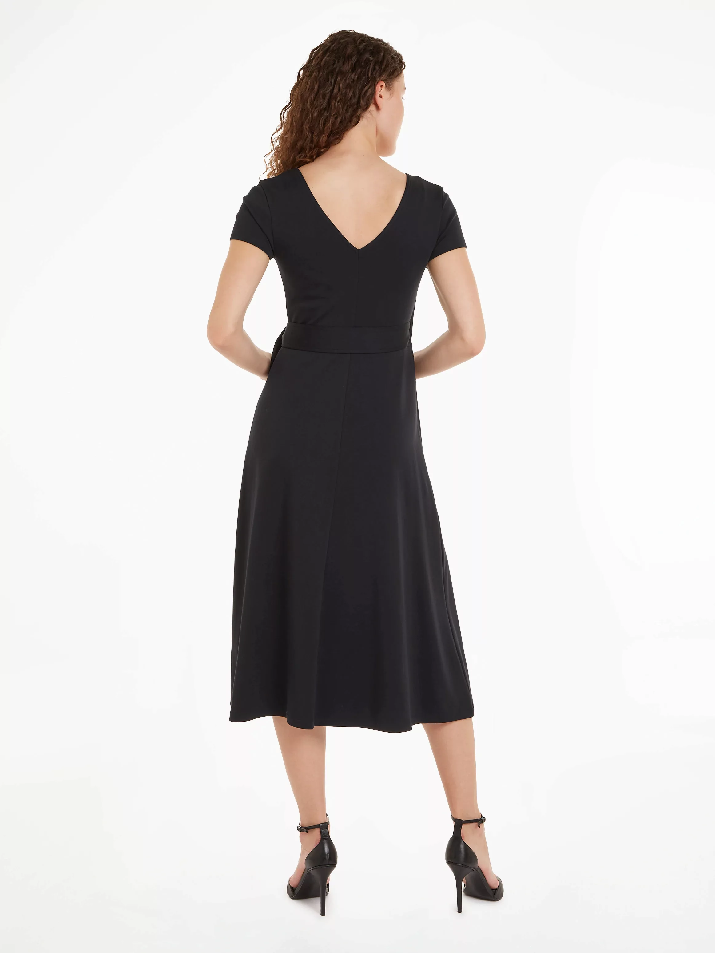 Tommy Hilfiger Wickelkleid "UTILITY WRAP MIDI DRS SS", mit verstellbarem Gü günstig online kaufen