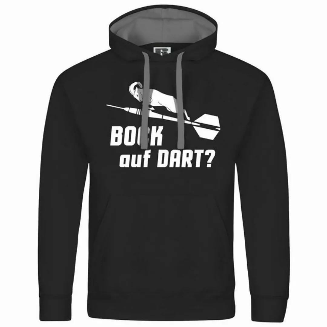 deinshirt Kapuzenpullover Herren Kapuzenpullover Bock auf Dart Mit Print Mo günstig online kaufen