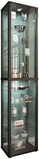 VCM Standvitrine Holz Glas Stand Vitrine Sammelvitrine Kavisa XXL günstig online kaufen