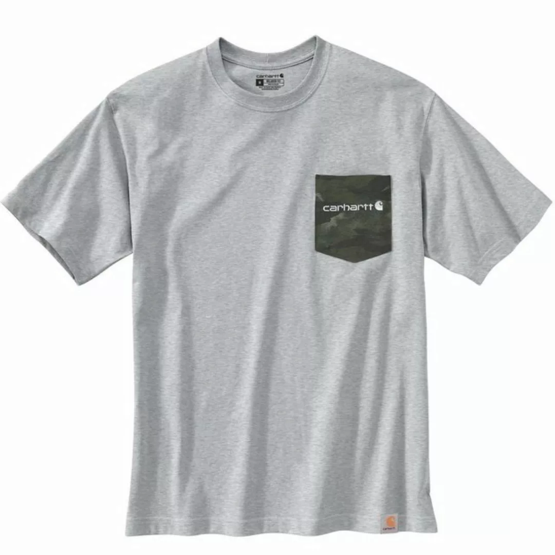 Carhartt T-Shirt RELAXED FIT mit Brusttasche im Camo-Muster günstig online kaufen