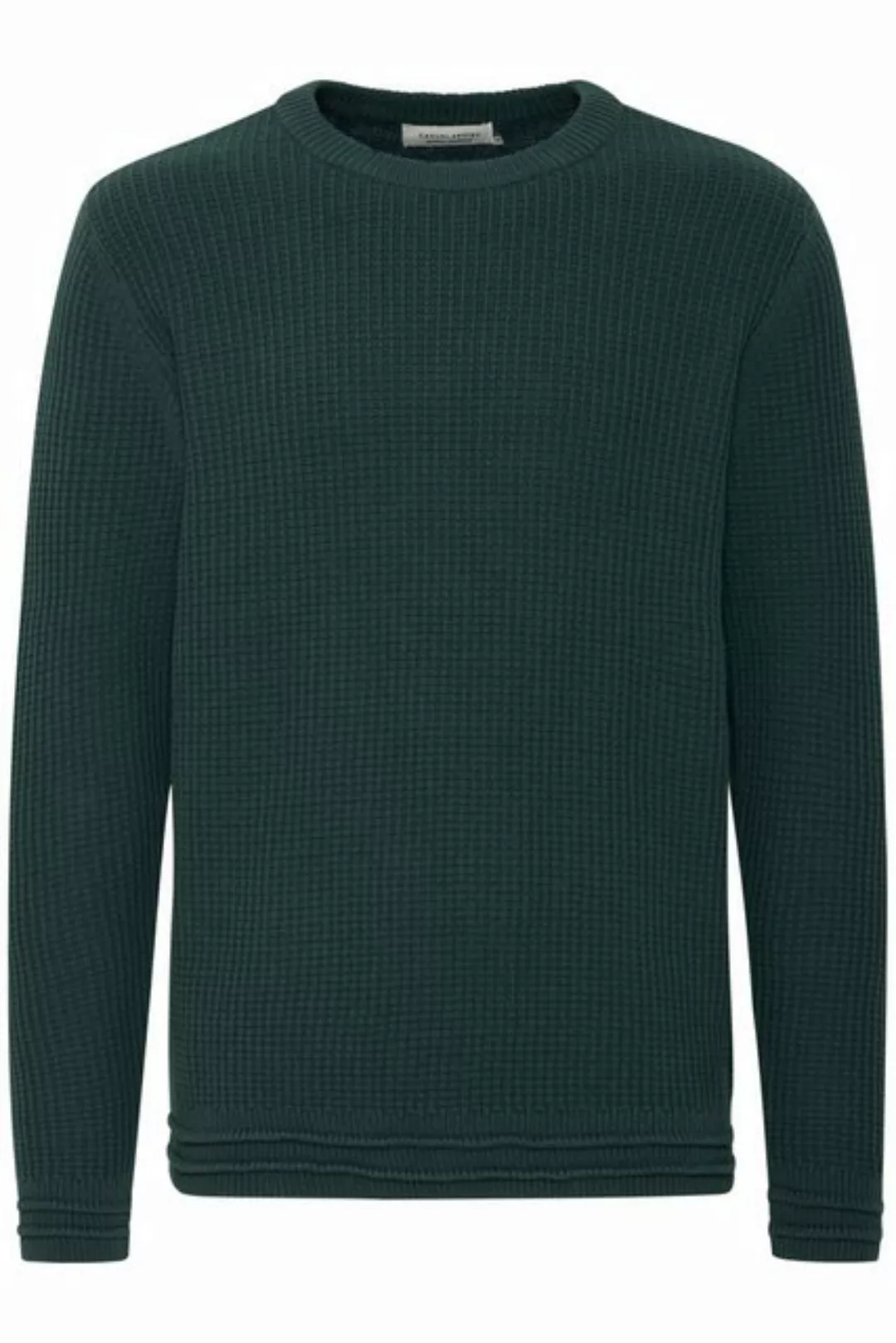 Casual Friday Strickpullover CFKARL crew neck structured knit casual Rundha günstig online kaufen