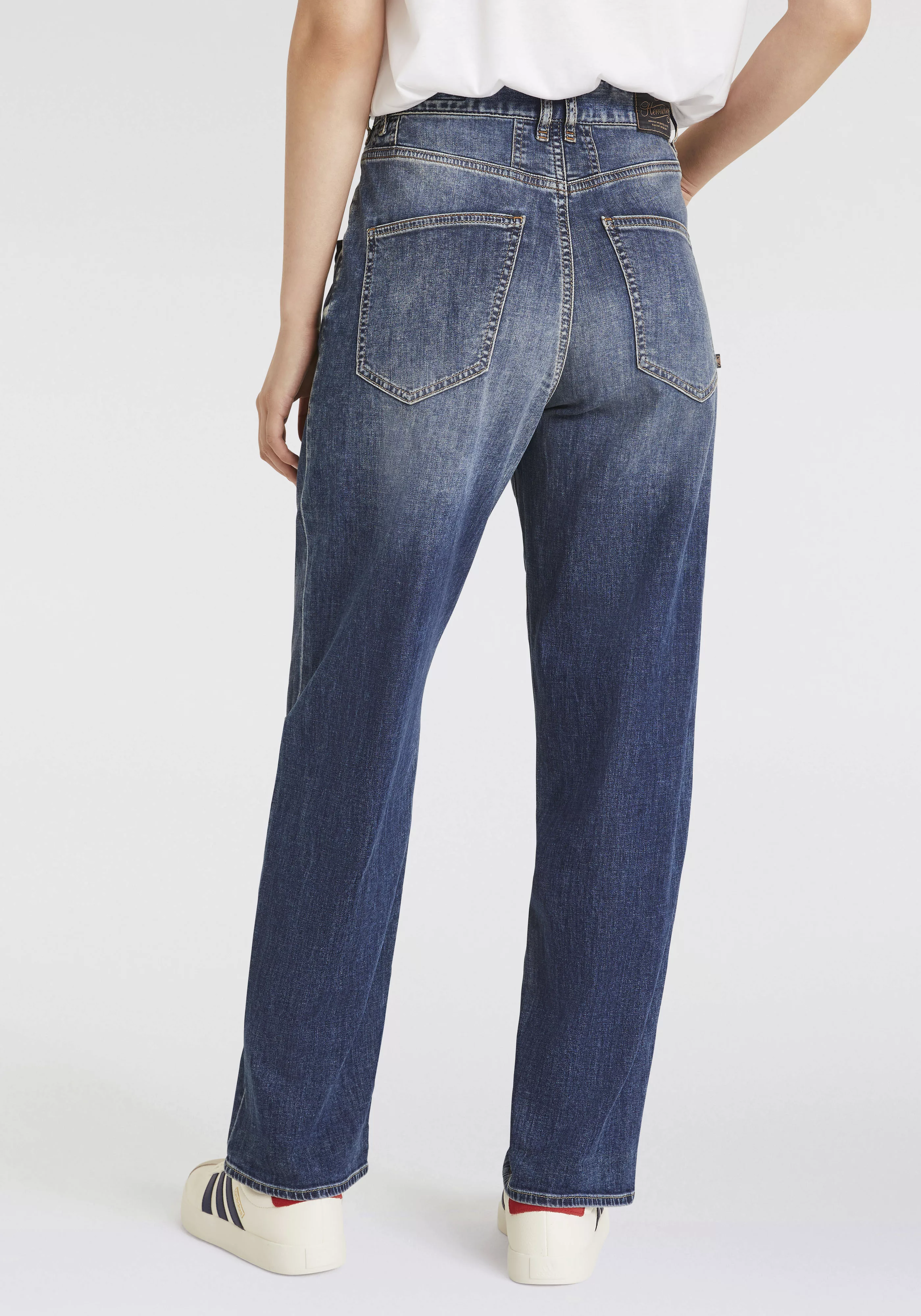 Herrlicher Straight-Jeans Brooke Recycled Denim Light krempelbar günstig online kaufen
