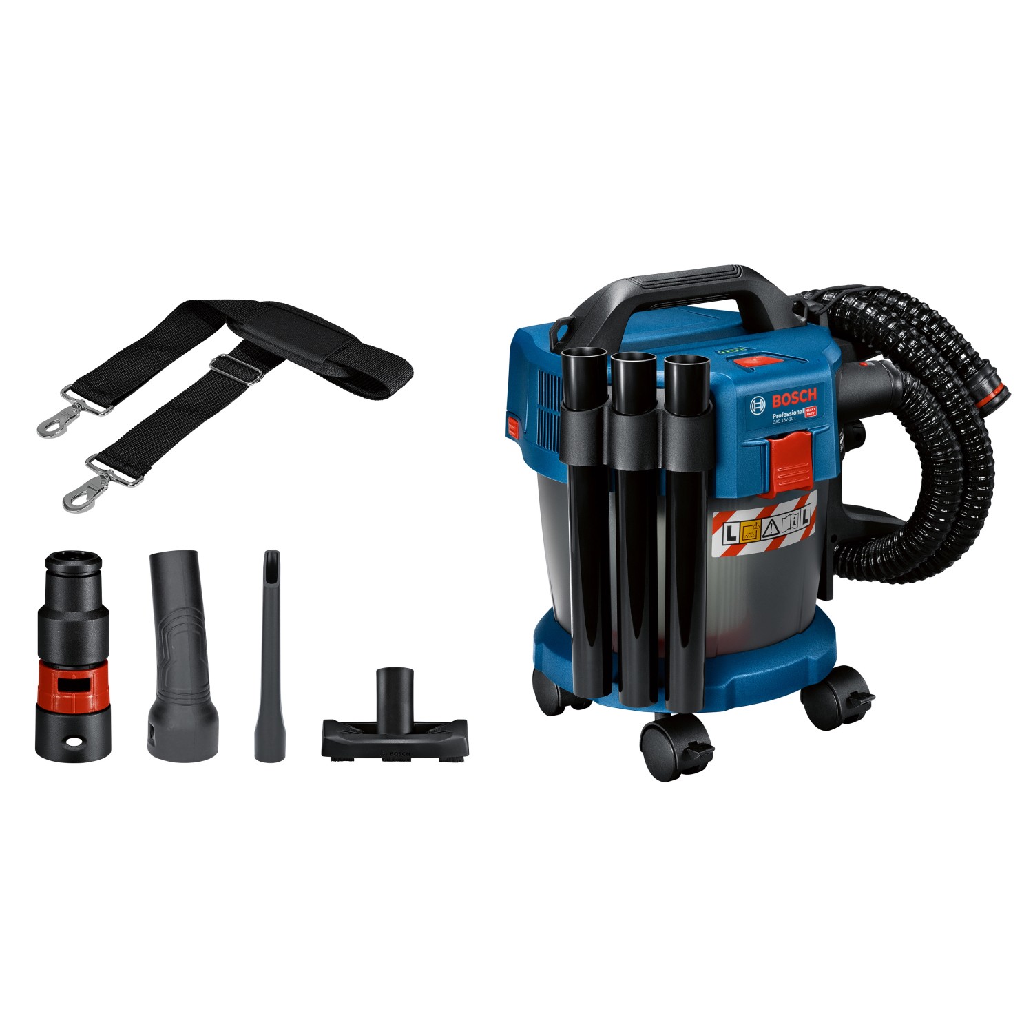 Bosch Professional Akku-Industriestaubsauger GAS 18 V 10 L solo + 1,6 m Sch günstig online kaufen