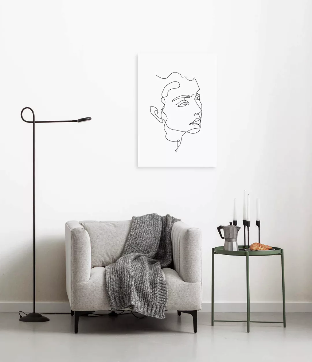 Komar Leinwandbild "Sketch me", (1 St.), 40x60 cm (Breite x Höhe), Keilrahm günstig online kaufen