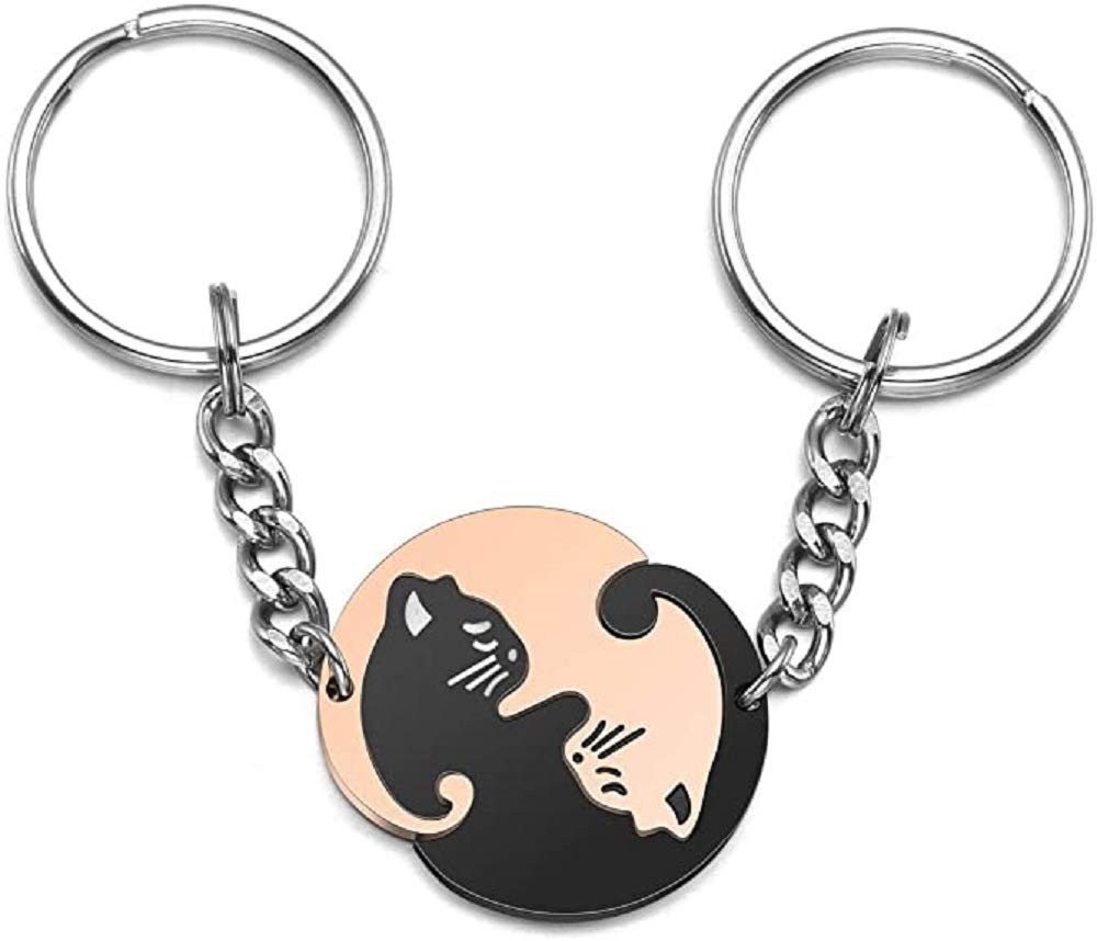 Geschenkehöhle Schlüsselanhänger Set 2 Paar Yin günstig online kaufen