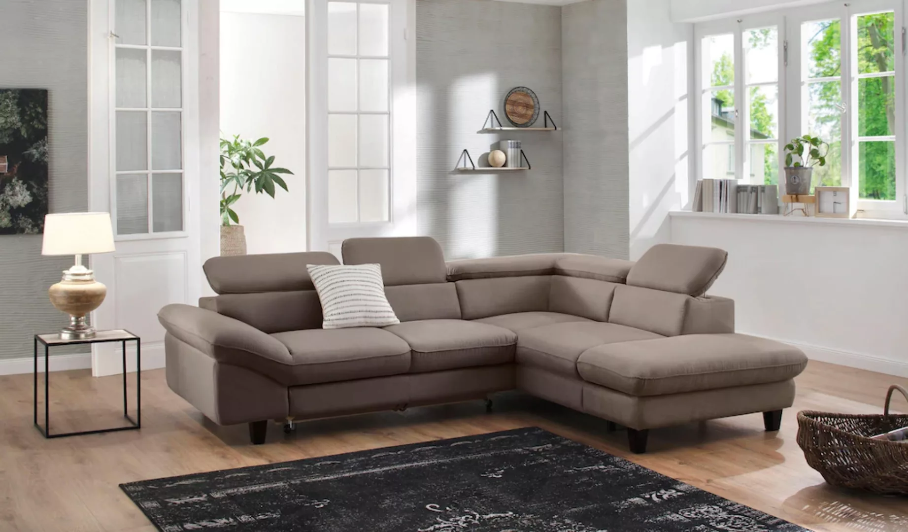 Home affaire Ecksofa "Pilot L-Form" günstig online kaufen