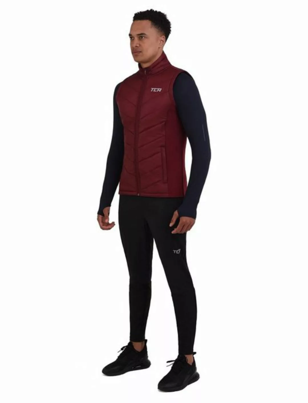 TCA Kurzjacke TCA Herren Excel Runner Weste, Cabernet, XXL günstig online kaufen