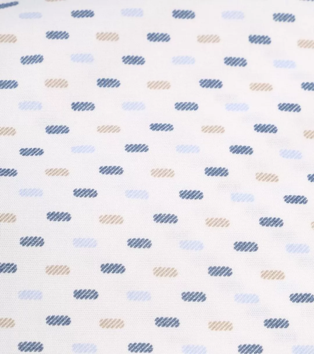 Ledub Hemd Druck Weiß Multicolour  - Größe 41 günstig online kaufen