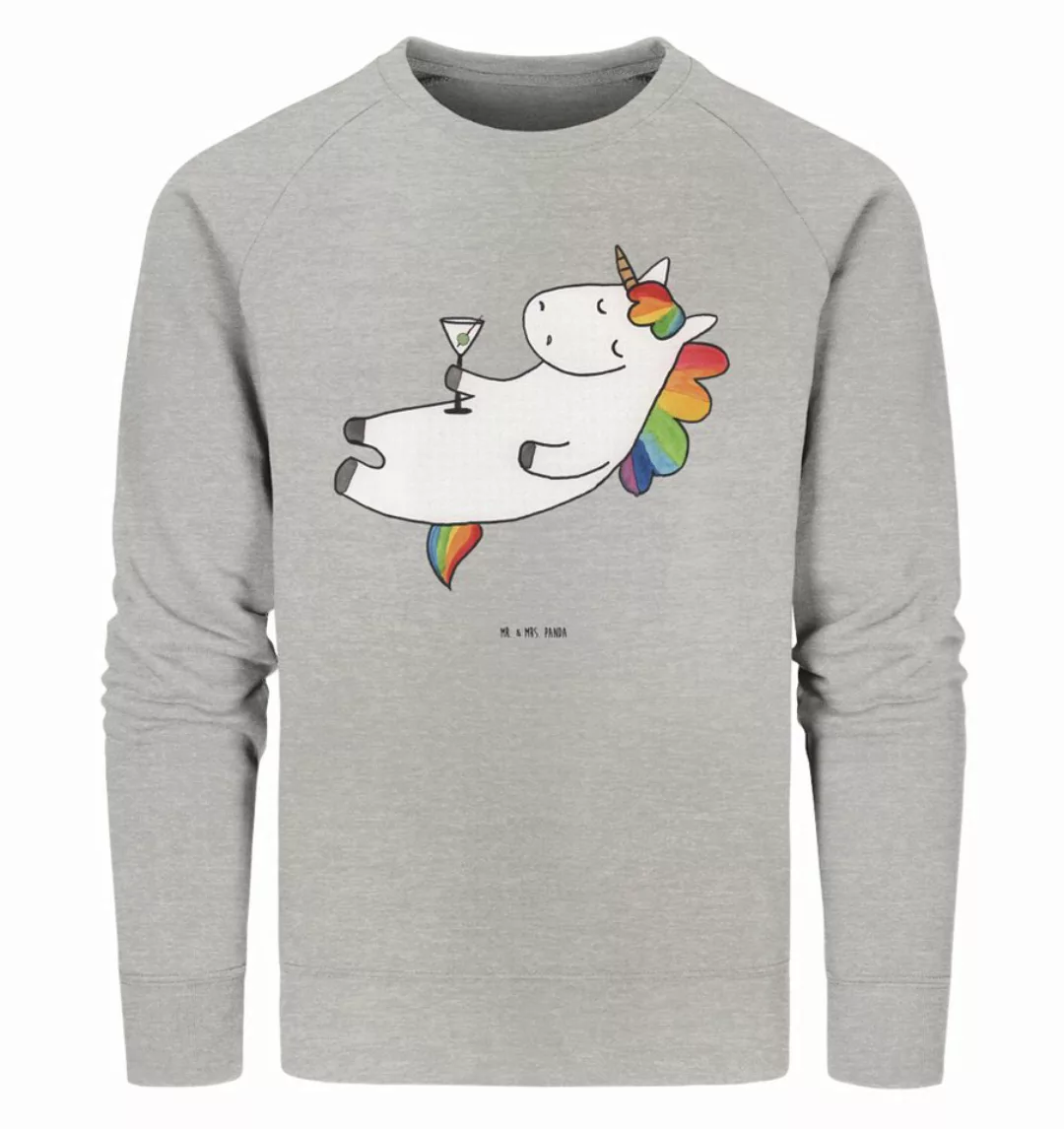 Mr. & Mrs. Panda Longpullover Größe M Einhorn Cocktail - Heather Grey - Ges günstig online kaufen